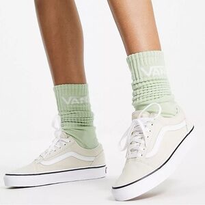 Vans Old Skool sneakers in turtledove white